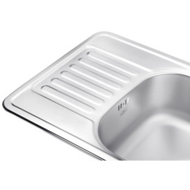 Мийка для кухні Kroner KRP Satin-664208180 66х42 см нержавіюча сталь CV025281