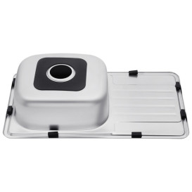 Мийка для кухні Kroner KRP Satin-764208180 76х36 см нержавіюча сталь CV025282