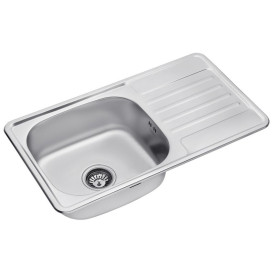 Мийка для кухні Kroner KRP Satin-764208180 76х36 см нержавіюча сталь CV025282