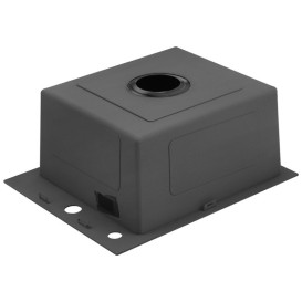 Мийка для кухні Kroner KRP Schwarze-4050HM 40х50 см з дозатором та сушаркою нержавіюча сталь чорний PVD CV035374