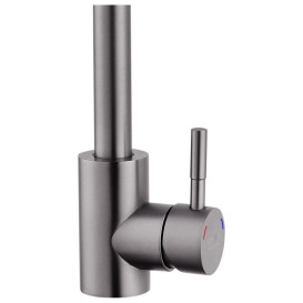 Мойка для кухни Kroner KRP Schwarze-5843HM 58х43 см со смесителем и дозатором нержавеющая сталь черный PVD CVS30113