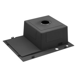 Мийка для кухні Kroner KRP Schwarze-6350RHMPVD 63х50 см крило зліва нержавіюча сталь чорний PVD CV031323