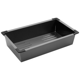 Мойка для кухни Kroner KRP Schwarze-6350HM 63х50 см со смесителем и дозатором нержавеющая сталь черный PVD CVS29809