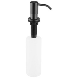 Мийка для кухні Kroner KRP Schwarze-6350HM 63х50 см із змішувачем та дозатором нержавіюча сталь чорний PVD CVS30076