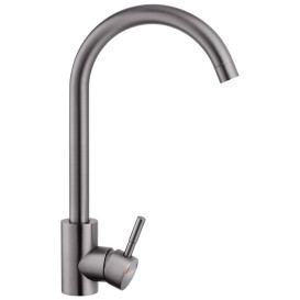 Мийка для кухні Kroner KRP Schwarze-6350HM 63х50 см із змішувачем та дозатором нержавіюча сталь чорний PVD CVS30124