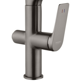 Мийка для кухні Kroner KRP Schwarze-6350HM 63х50 см із змішувачем та дозатором нержавіюча сталь чорний PVD CVS30125