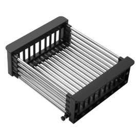 Мийка для кухні Kroner KRP Schwarze-7848LHM 78х48 см крило зліва нержавіюча сталь чорний PVD CV030024