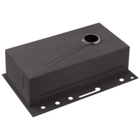 Мойка для кухни Kroner KRP SchwarzeSET7546ARTHM 75х46 см со смесителем и аксессуарами нержавеющая сталь черный PVD CV033375