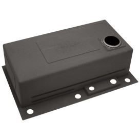 Мийка для кухні Kroner KRP SchwarzeSET7545HM 75х45 см із змішувачем та аксесуарами нержавіюча сталь чорний PVD CV033382