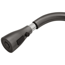 Мийка для кухні Kroner KRP SchwarzeSET7545HM 75х45 см із змішувачем та аксесуарами нержавіюча сталь чорний PVD CV033382