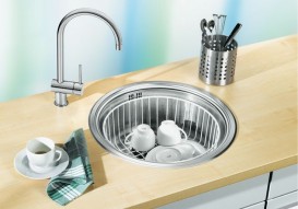 Мийка для кухні кругла Blanco Rondosol нержавіюча сталь полірована 513306