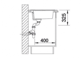 Мийка для кухні кругла BLANCO Rondoval 45 SILGRANIT® PuraDur® кави 515676