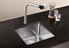 Мойка для кухни квадратная Blanco Andano 400-U нержавеющая сталь зеркальная полировка 522959