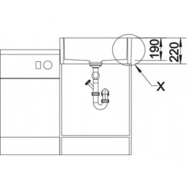 Мойка для кухни квадратная BLANCO Panor 60 керамика белая 514486