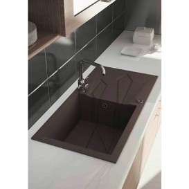Мойка для кухни Marmorin Foorn I 1k 10 100х50 см искусственный камень Magranit коричневый 450 113 004