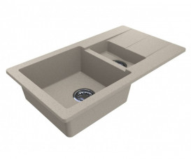 Мийка для кухні Miraggio Austin 77,2х43 см кварцовий пісок Mirastone пісочний 0000072