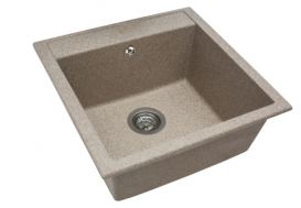 Мойка для кухни Miraggio Bodrum 510 врезная прямоугольная с переливом матовый Terra 0000005
