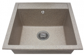 Мойка для кухни Miraggio Bodrum 510 врезная прямоугольная с переливом матовый Terra 0000005