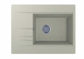 Мойка для кухни Miraggio Bodrum 650 врезная прямоугольная с переливом матовый jasmine 0000009