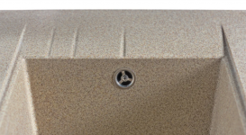 Мойка для кухни Miraggio Bodrum 650 врезная прямоугольная с переливом матовый terra 0000011