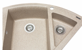 Мийка для кухні Miraggio Europe 1100x550x192 врізна з 2 чашами матовий terra 0000017