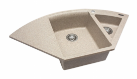 Мийка для кухні Miraggio Europe 1100x550x192 врізна з 2 чашами матовий terra 0000017