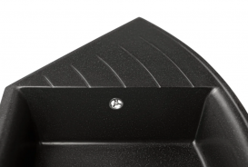 Мойка для кухни Miraggio Europe 1100x550x192 врезная с 2 чашами матовый Black 0000013