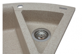 Мойка для кухни Miraggio Europe 1100x550x192 врезная с 2 чашами матовый Sand 0000016
