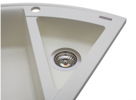 Мойка для кухни Miraggio Europe 1100x550x192 врезная с 2 чашами матовый White 0000018