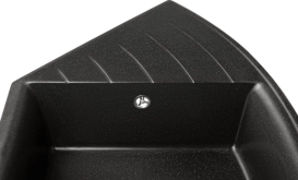 Мийка для кухні Miraggio Europe 1100x575x205 врізна з 2 чашами чорний 0002562