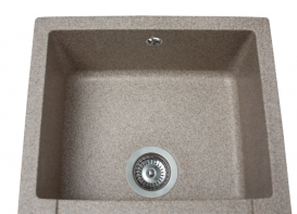 Мойка для кухни Miraggio La Pas врезная прямоугольная с 2 чашами с переливом матовый Terra 0000024
