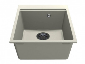 Мойка для кухни Miraggio Lagoon 41,9х50,8 см кварцевый песок Mirastone жасмин 0002219