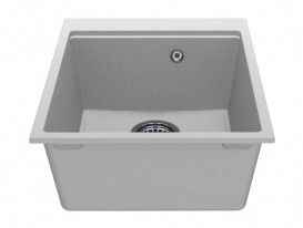 Мойка для кухни Miraggio Lagoon 41,9х50,8 см кварцевый песок Mirastone белый 0002222