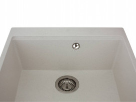 Мийка для кухні Miraggio Lagoon 54,1х51,1 см кварцовий пісок Mirastone жасмин 0001139