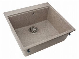 Мийка для кухні Miraggio Lagoon 54,1 х51,1 см кварцовий пісок Mirastone терра 0001200