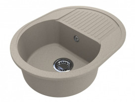 Мойка для кухни Miraggio Lagos 61,2х46,4 см кварцевый песок Mirastone песочный 0000095