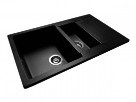 Мойка для кухни Miraggio LaPas 78,6х48,9 см кварцевый песок Mirastone черный 0002247