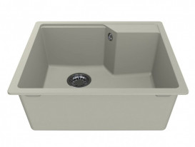 Мийка для кухні Miraggio Lisa 55,8х49,8 см кварцовий пісок Mirastone жасмин 0002240