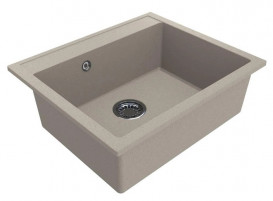 Мойка для кухни Miraggio Orlando 58,2х49,3 см кварцевый песок Mirastone песочный 0000112