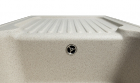 Мойка для кухни Miraggio Orlean врезная прямоугольная с крылом с переливом матовый Sand 0000036