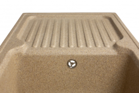 Мойка для кухни Miraggio Orlean врезная прямоугольная с крылом с переливом матовый  Terra 0000037