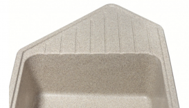 Мийка для кухні Miraggio Tirion врізна з 2 чашами з крилом матовий Terra 0000043