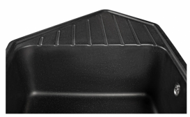 Мойка для кухни Miraggio Tirion врезная с 2 чашами с крылом матовый Black 0000039