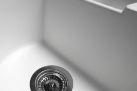 Мийка для кухні Miraggio Valencia врізна кругла з переливом матовий White 0000057