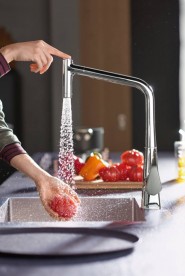 Мойка для кухни монтаж под столешницу Hansgrohe S71 S719-U450 нержавеющая сталь 43426800