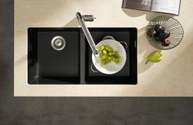 Мойка для кухни монтаж под столешницу Hansgrohe S51 S510-U770 SilicaTec черный графит 43434170