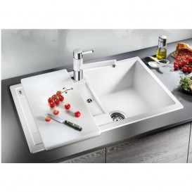 Мийка для кухні обертаємося прямокутна Blanco METRA 45 S-F клапан-автомат жасмин 519084
