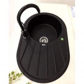 Мойка для кухни овальная BLANCO TAMOS 45 S  врезная  искусственный гранит  кофе 521395