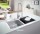Мойка для кухни прямоугольная Grohe K800 120-S под столешницу  2 чаши  нержавеющая сталь 31585SD0
