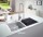 Мойка для кухни прямоугольная Grohe K800 120-S под столешницу  2 чаши  нержавеющая сталь 31585SD0